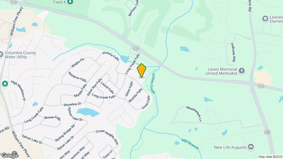 125 Long Creek Way Map and Location Details