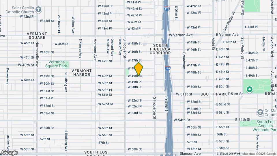 624 W 49th St Map and Location Details