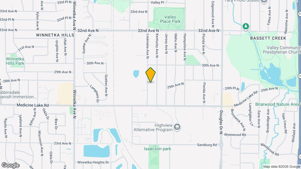 2910 Louisiana Ave N Map and Location Details