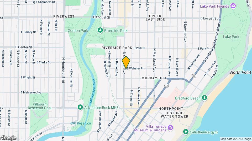 2536 N Oakland Ave Mapa y Detalles de la Ubicación