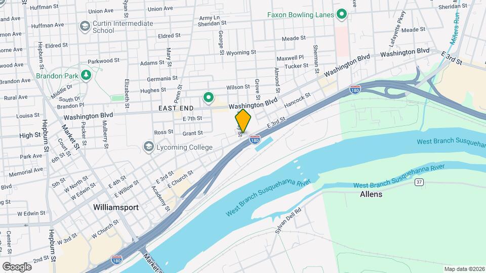 711 E 3rd St, Unit 2 Map and Location Details