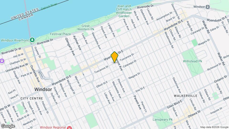 851 Tuscarora St Map and Location Details