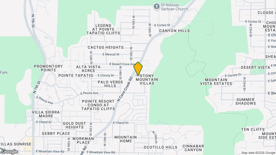 1505 E Sahuaro Dr Map and Location Details