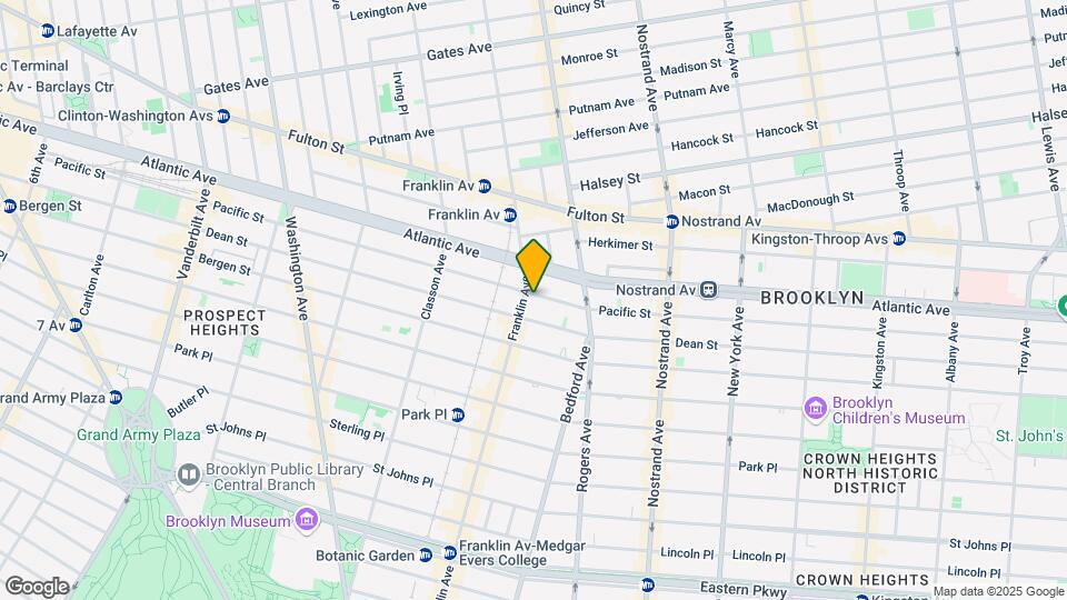 591 Franklin Ave Mapa y Detalles de la Ubicación