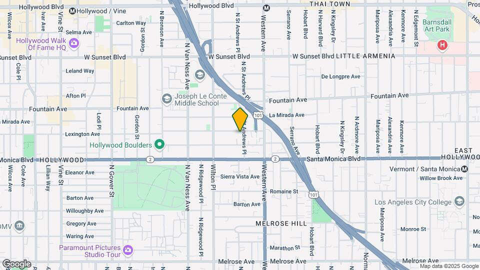 5606 Lexington Ave Map and Location Details