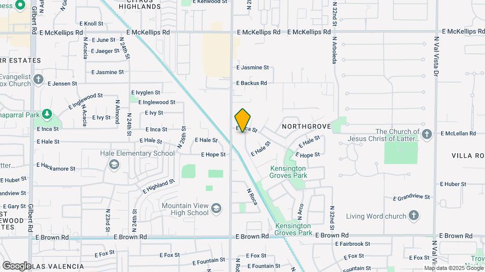 1550 N Robin Ln Map and Location Details