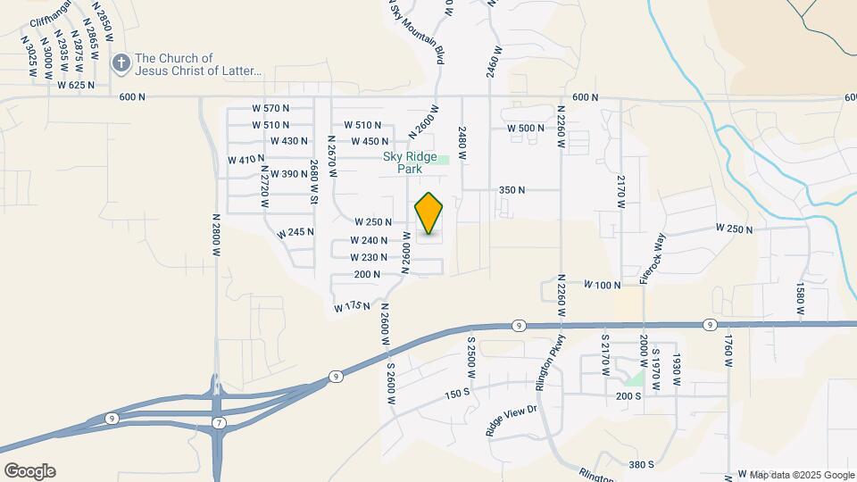 2556 W 235 N Map and Location Details