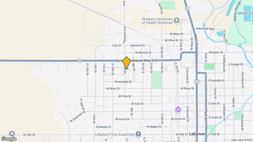 245 S 9th St Map and Location Details