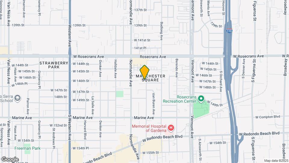 1303 W 146th St Map and Location Details