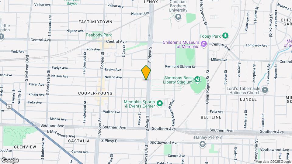 889 E Pkwy S Map and Location Details