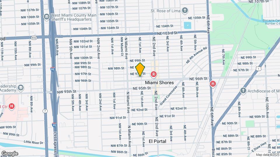 95 NE 96th St Map and Location Details
