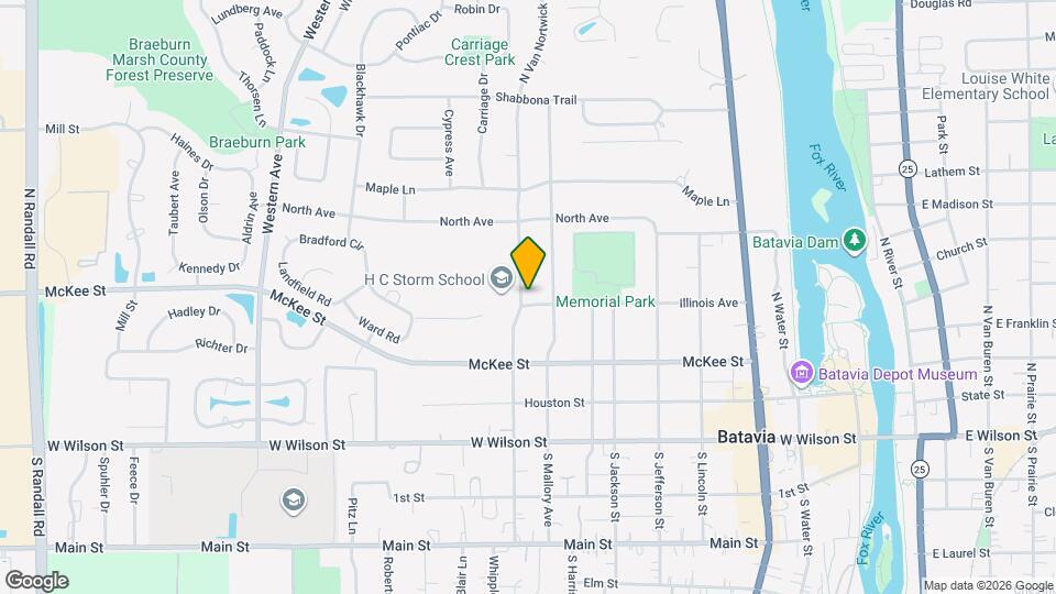 817 Illinois Ave Mapa y Detalles de la Ubicación