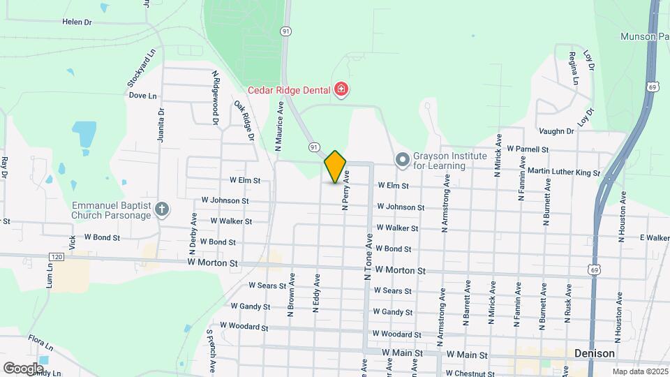 1212 W Elm St Map and Location Details