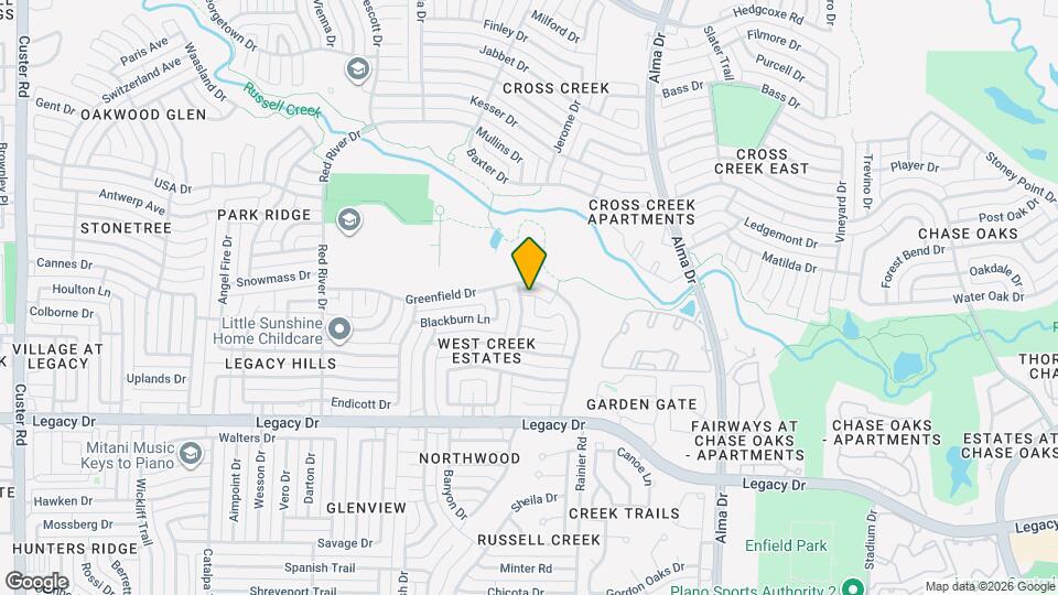 7316 Milton Ln Map and Location Details