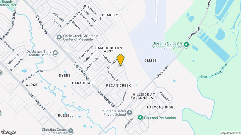 2036 Silverado Dr Mapa y Detalles de la Ubicación