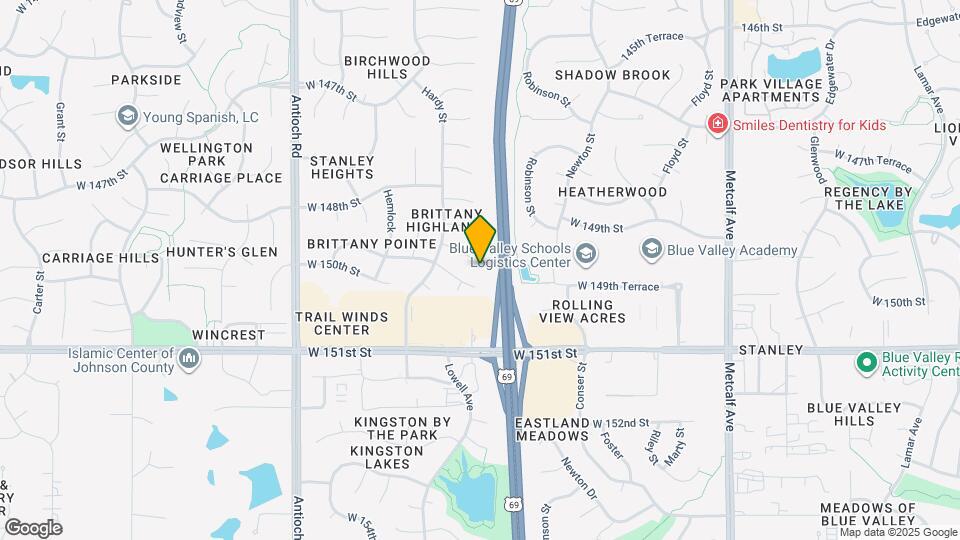 8005 W 149th St Map and Location Details