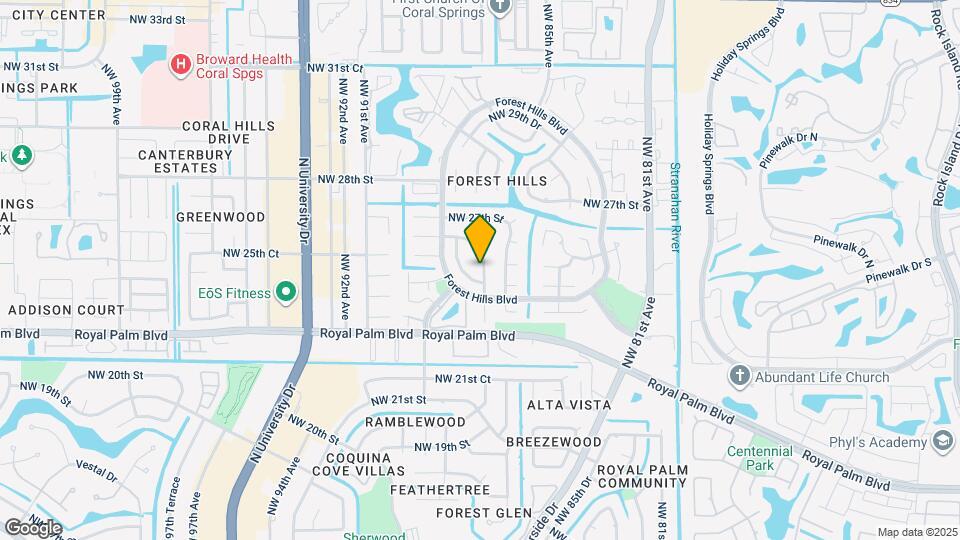 2532 NW 87th Dr Map and Location Details