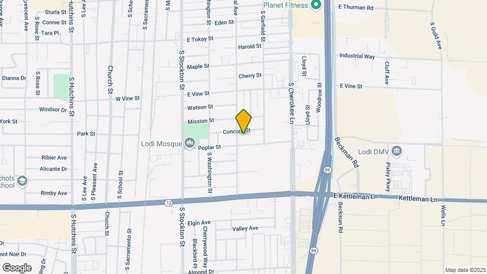 1036 S Central Ave Mapa y Detalles de la Ubicación
