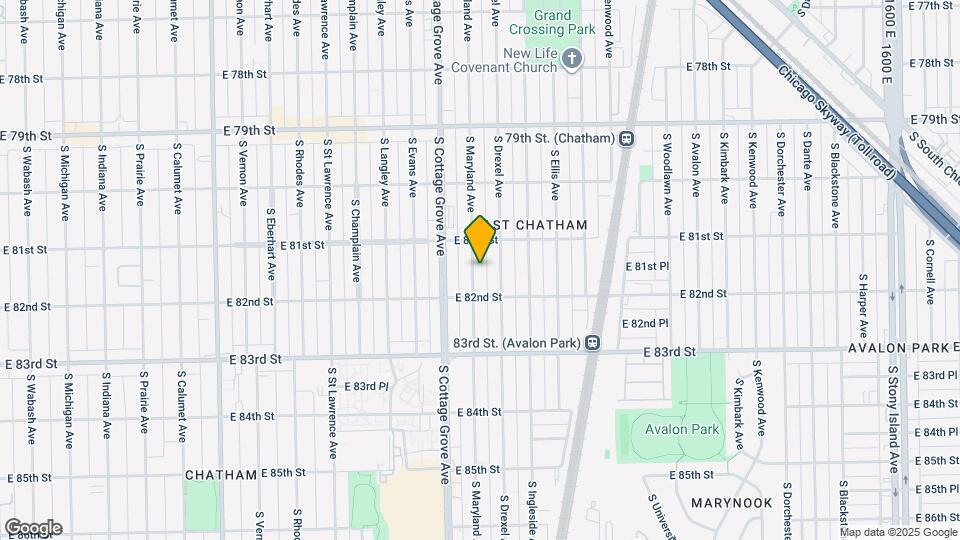8129 S Maryland Ave Map and Location Details