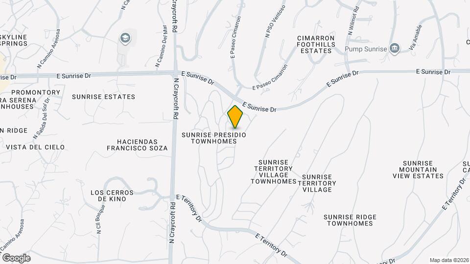 5342 N Camino De La Culebra Mapa y Detalles de la Ubicación