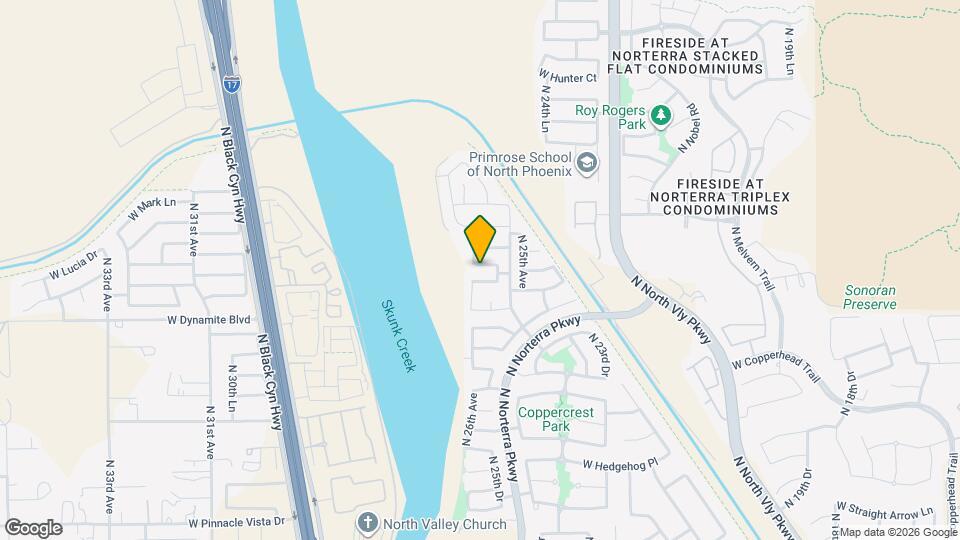 2535 W Lucia Dr Map and Location Details