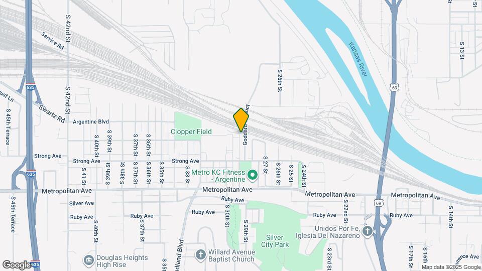 1307 S 29th St Map and Location Details