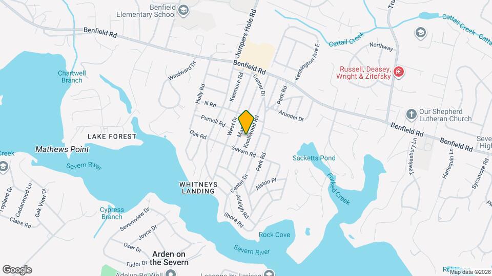 580 Knollwood Rd Mapa y Detalles de la Ubicación