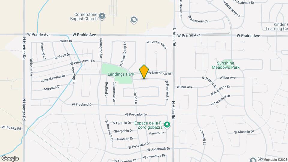 3568 W Thorndale Loop Map and Location Details