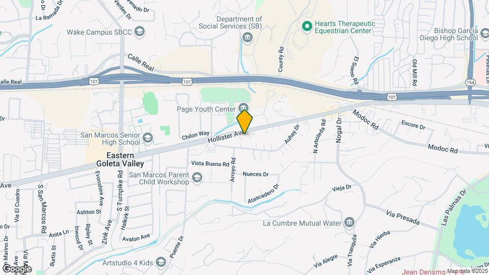 4565 Hollister Ave Map and Location Details