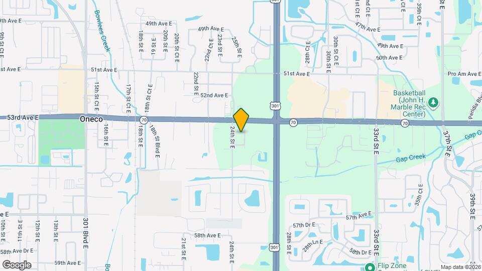 5328 24th St Ct E Map and Location Details