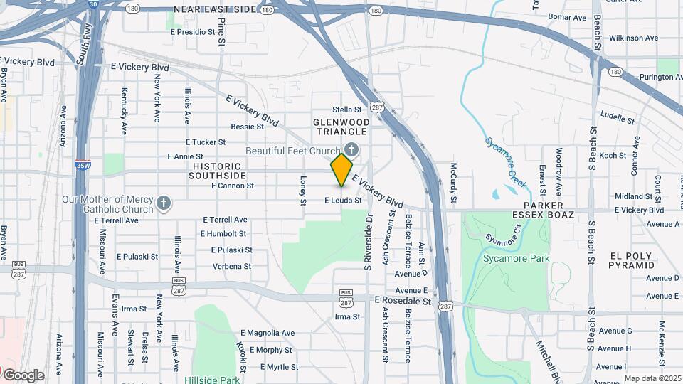 805 Exeter St Map and Location Details