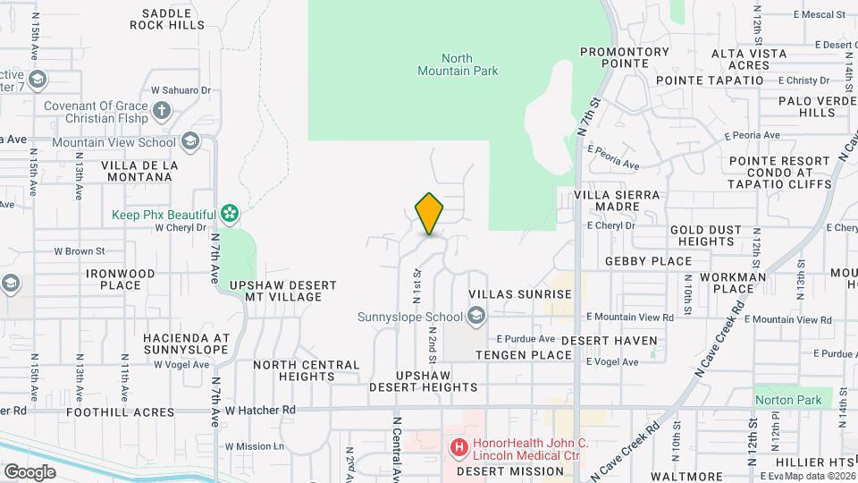 29 E Foothill Dr Map and Location Details