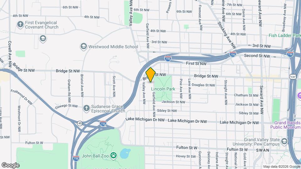 327 Garfield Ave NW Map and Location Details