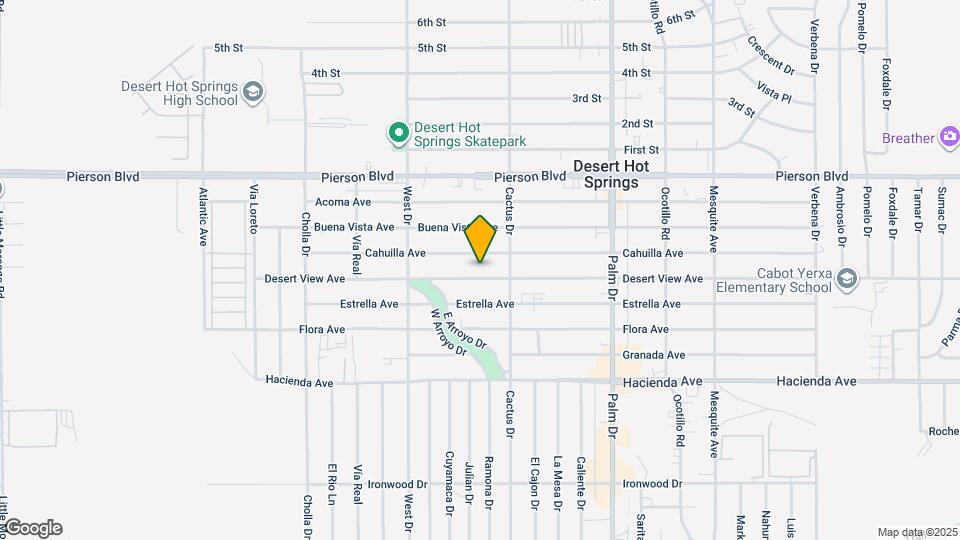 66176 Desert View Ave Map and Location Details