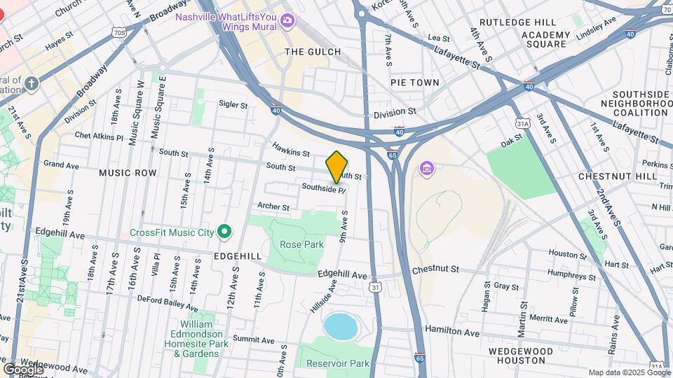 938 Southside Pl Map and Location Details