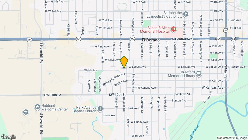 505 S Race Map and Location Details