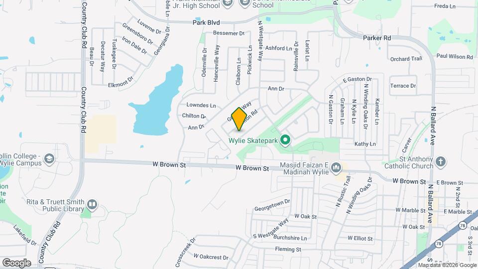 908 Chickesaw Ln, Unit A Mapa y Detalles de la Ubicación