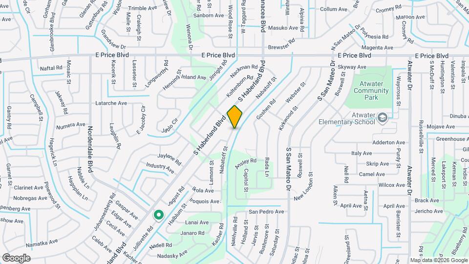 1432 Nabatoff St Map and Location Details