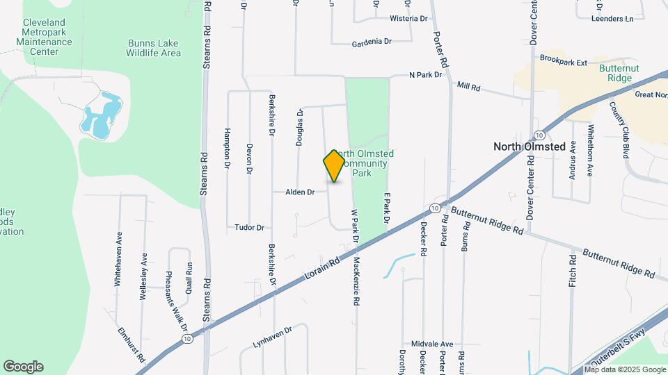 5229 Evergreen Dr Map and Location Details
