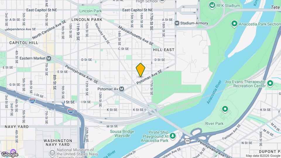 1526 Potomac Ave SE Map and Location Details