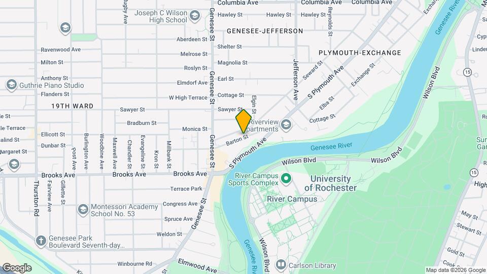 112 Barton St Mapa y Detalles de la Ubicación