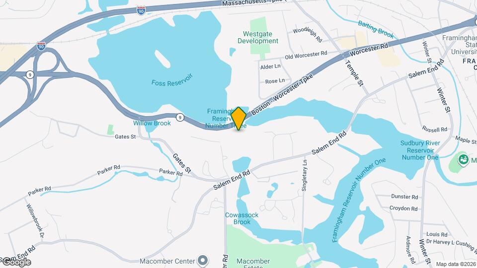 1400 Worcester Rd, Unit 7501 Map and Location Details