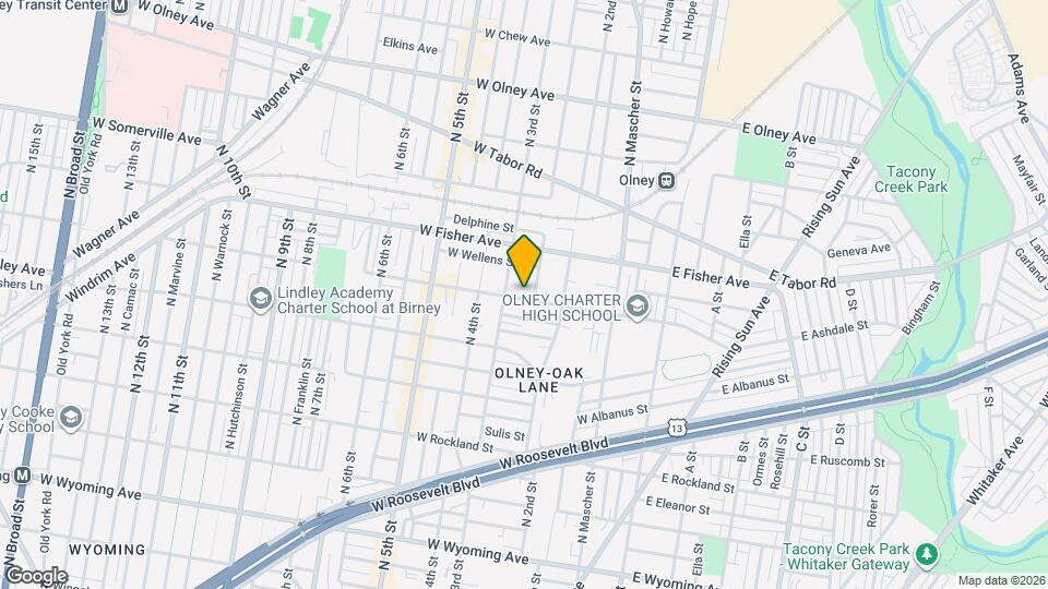 247 W Duncannon Ave, Unit 2nd Fl. Map and Location Details