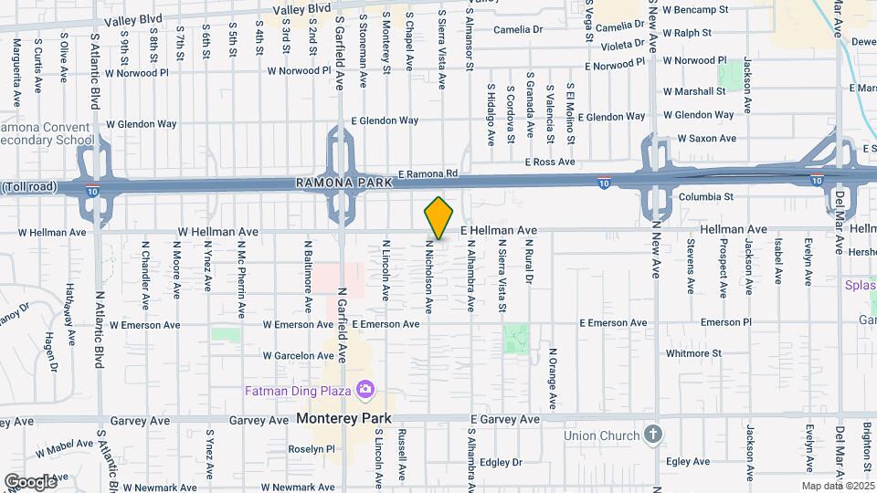 612 N Nicholson Ave Map and Location Details