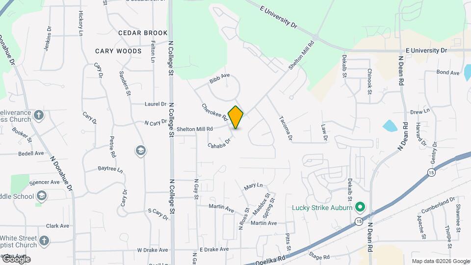 882 Cherokee Rd Map and Location Details