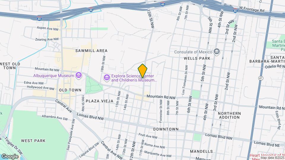 1109 12th St NW Map and Location Details