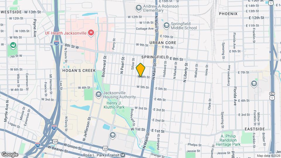 1544 N Laura St Mapa y Detalles de la Ubicación