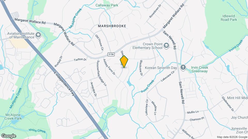 10005 Dunfries Rd Map and Location Details