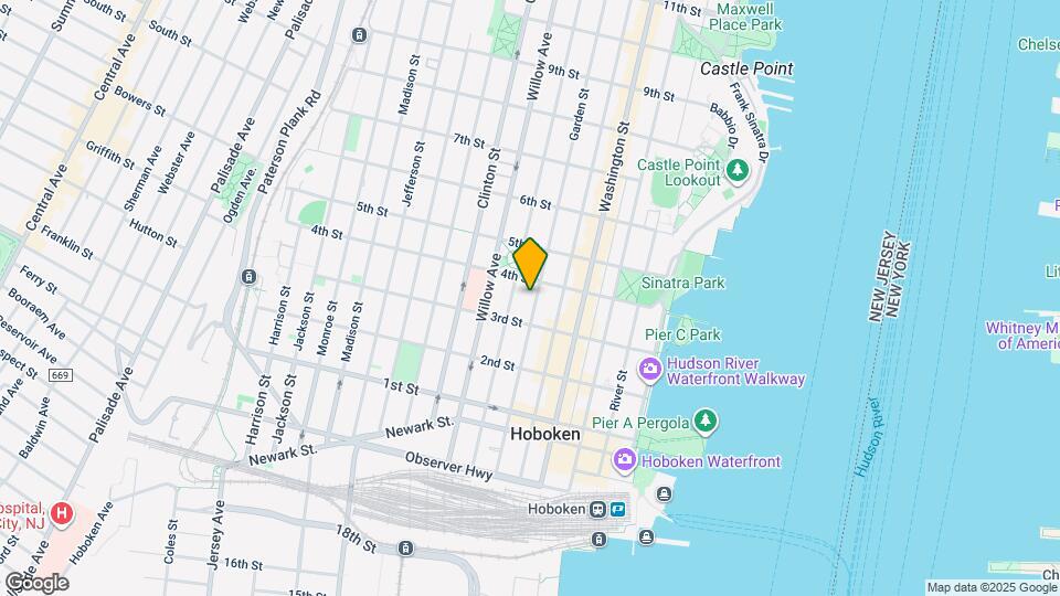 328 Garden St, Unit 1 Map and Location Details