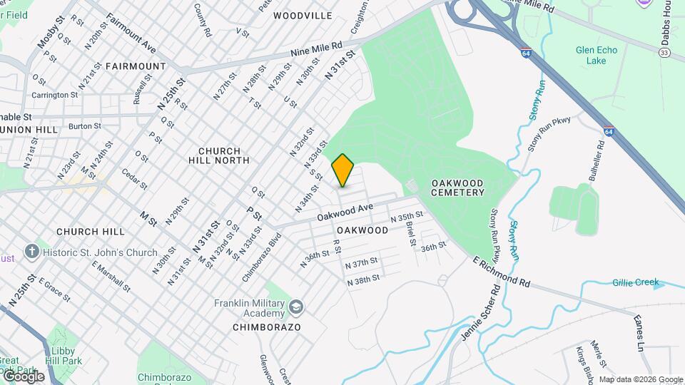 1402 Melton Ave Map and Location Details